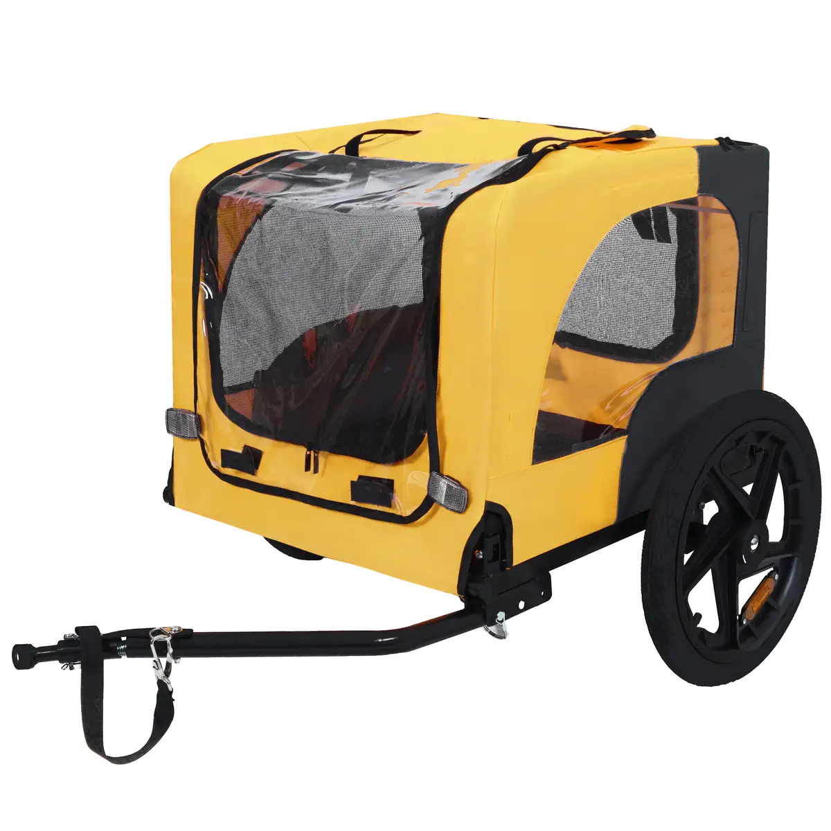 Pet Bike Trailer Dog Cart for Bicycle, Suitable for Small and Medium Pets, Easy